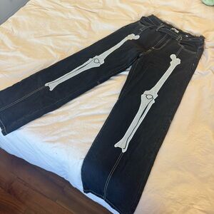 Forever 21 Skeleton Jeans Size L